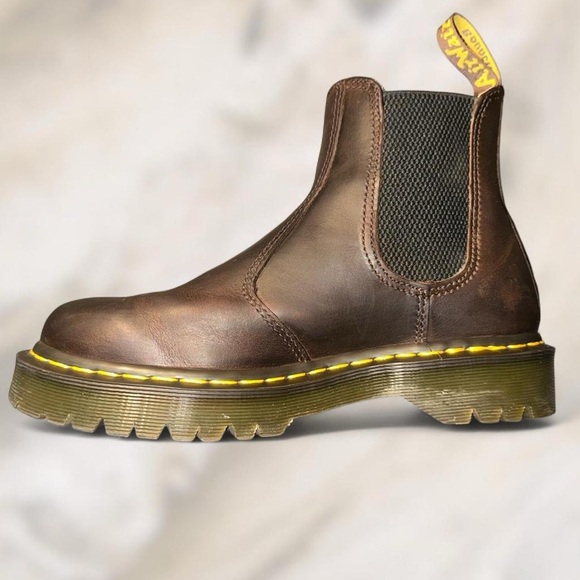 Dr Marten 2976 Chelsea Brown Leather Size 9 - Picture 5 of 7